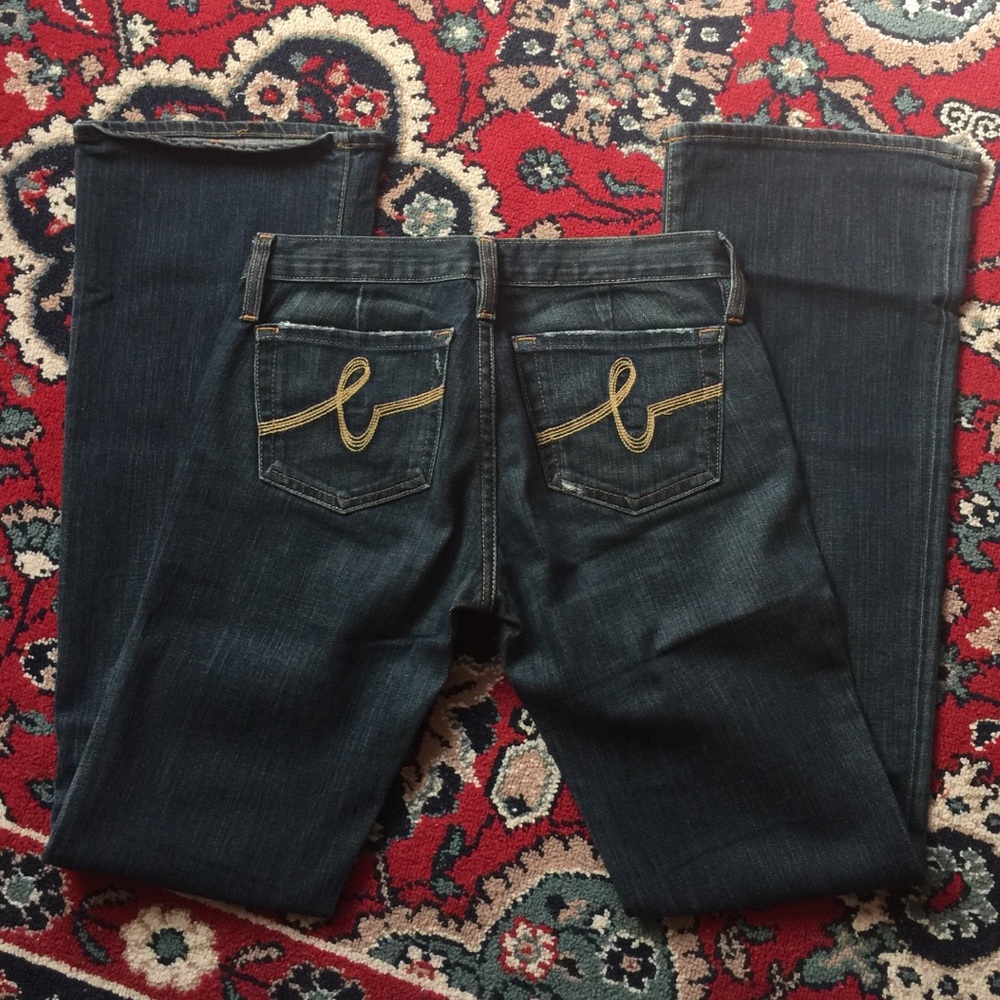 Bebe bootcut denim jeans
